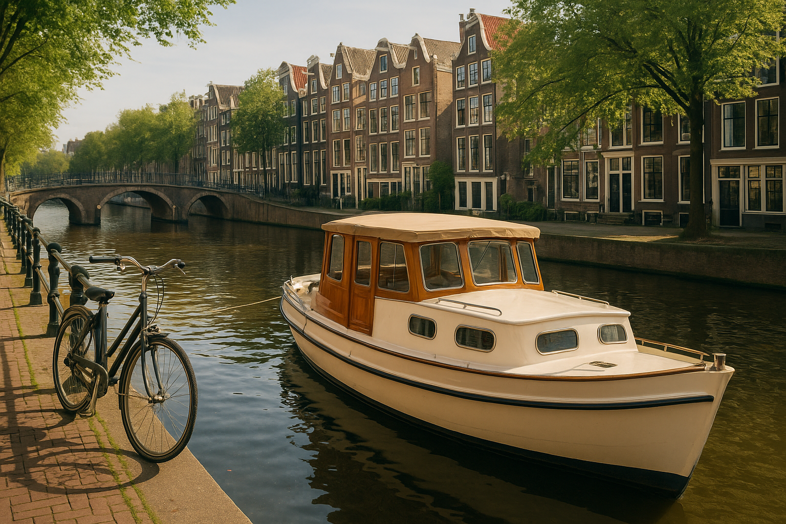 Foto bij Een privé salonboottocht door Amsterdam: zo maak je van een vaart echt een evenement
