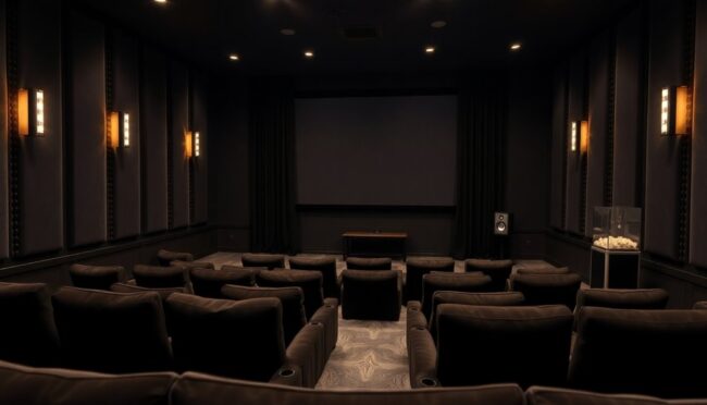 home theater acoustic setup